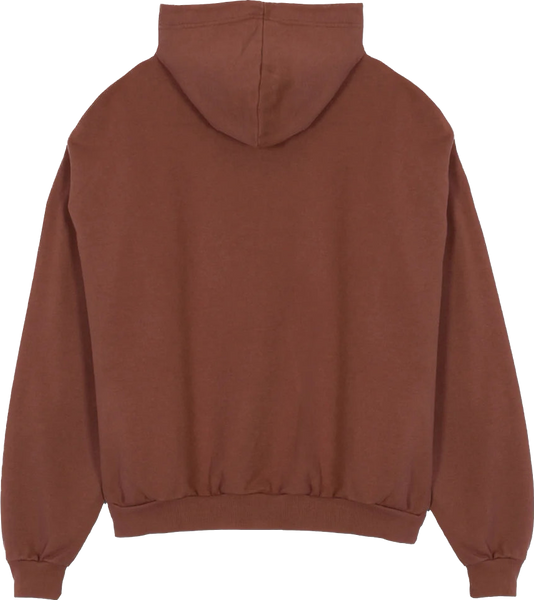 Gōngyì - Oversized Zipped Hoodie - Vintage Brown