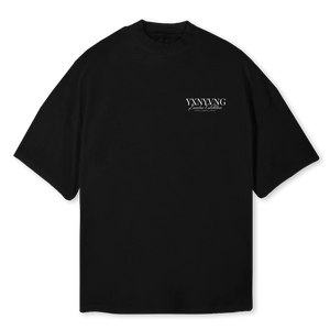 YXNYVNG - Oversized Mock Neck Tee - Black