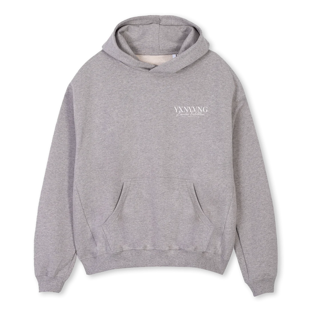 YXNYVNG - Oversized Hoodie - Stone Grey