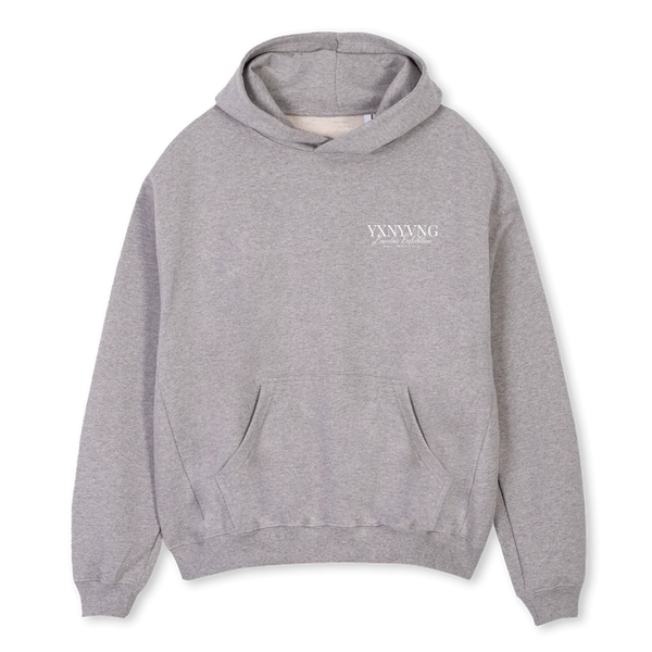 YXNYVNG - Oversized Hoodie - Stone Grey